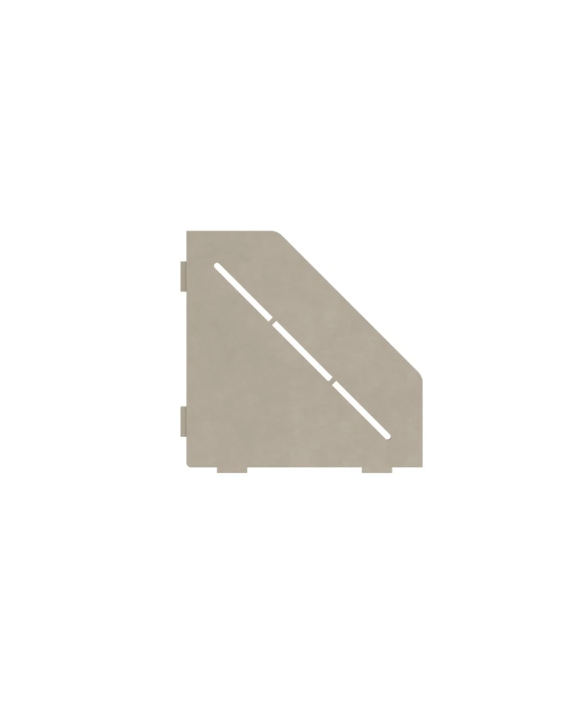 Porte-savon design Diamant 200 mm - Beige laqué structuré