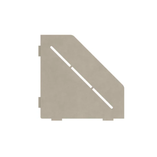 Porte-savon design Diamant 200 mm - Beige laqué structuré