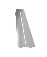 Porte-savon rectangle biseauté 310 mm - Acier inox AISI 304