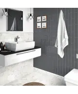 Pièce spéciale Pencil Bullnose Carrara Matt 3x15 cm | Univers Carrelage