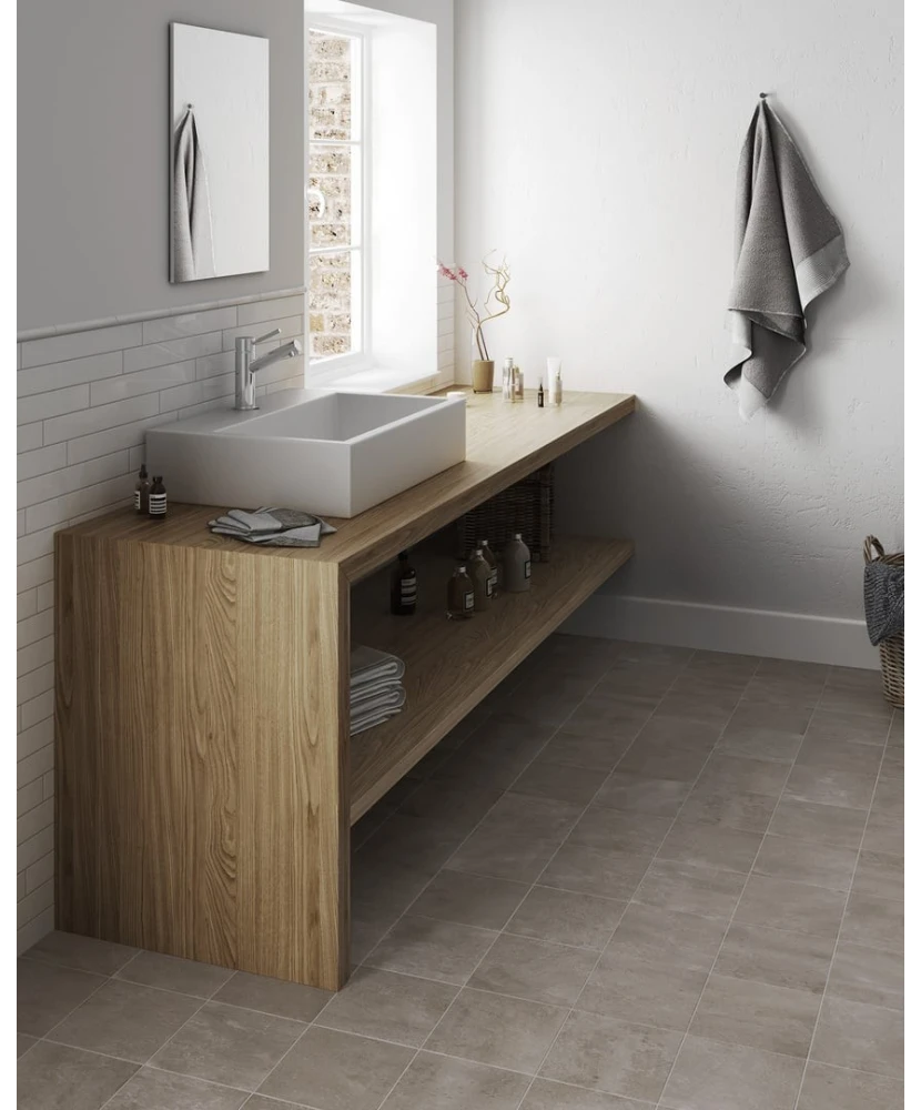 Carrelage Evolution White 5x40 cm - vue d’ambiance