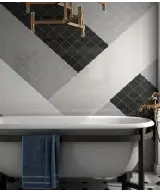 Carrelage Scale Alhambra Dark Grey 12x12 cm - vue d’ambiance