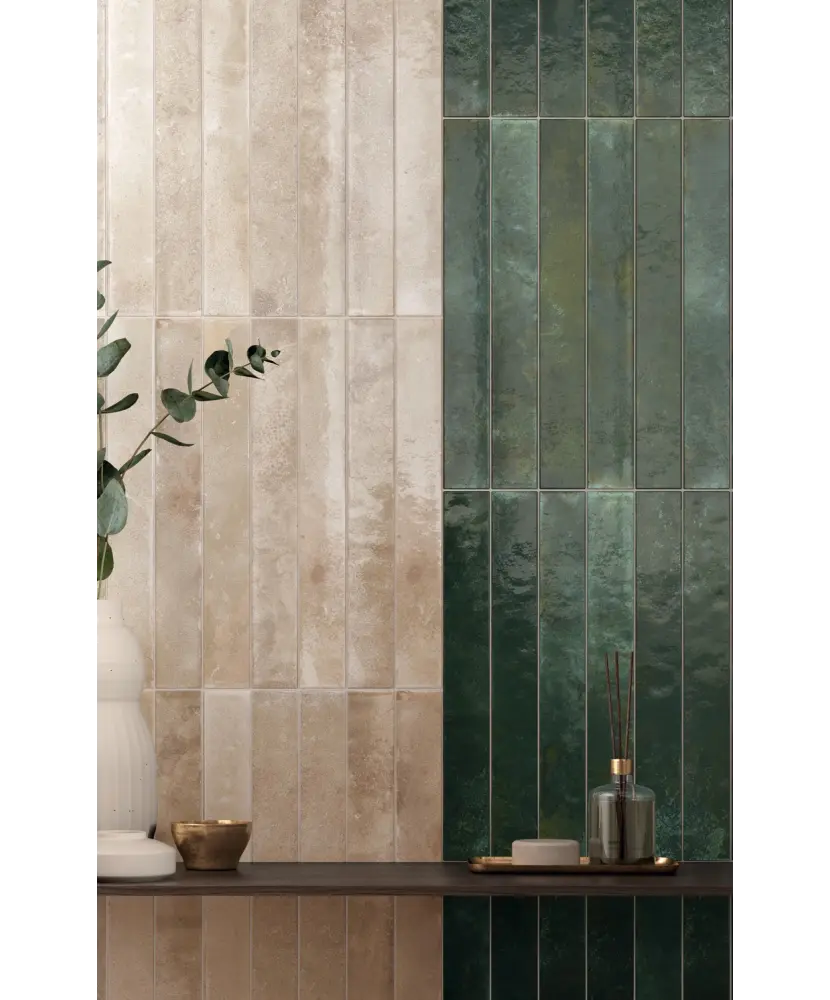 Carrelage Bali Almond 5x40 cm - vue d’ambiance